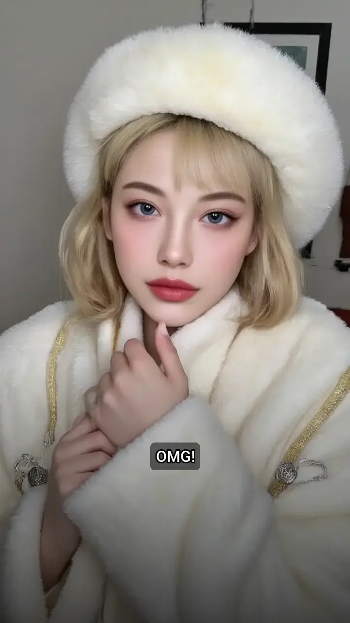 Swooning over this fluffy winter look!💖