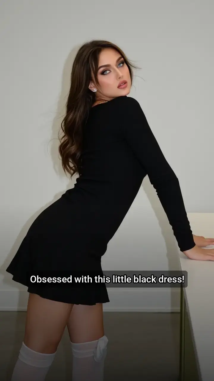 I'm crushing hard on this LBD! 🖤
