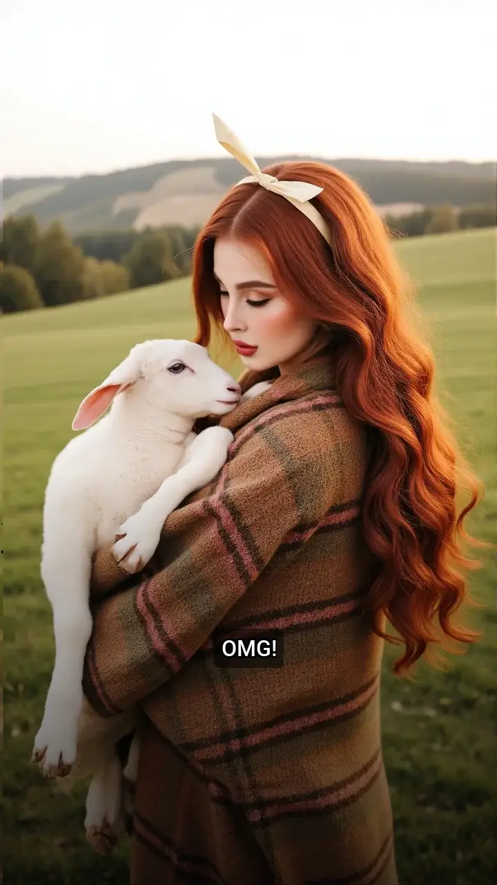 I'm in love! 😍 This fluffy lamb stole my heart! 🐑