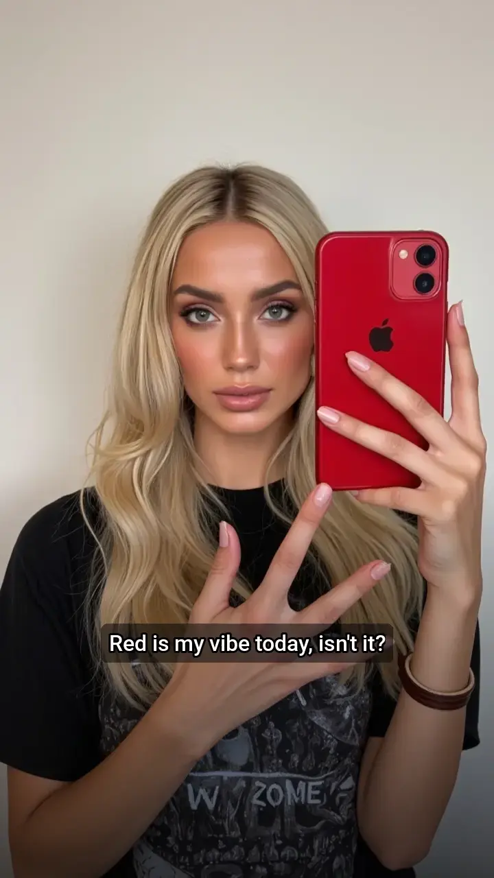 Obsessed with this red look! ❤️