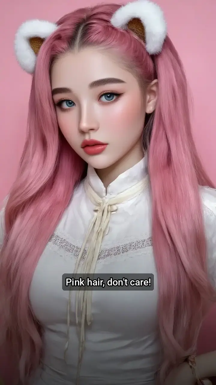 Obsessed with this pink hair look! 💖
