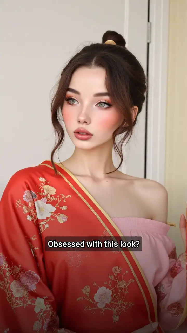 Dying over this geisha-inspired look! 💖