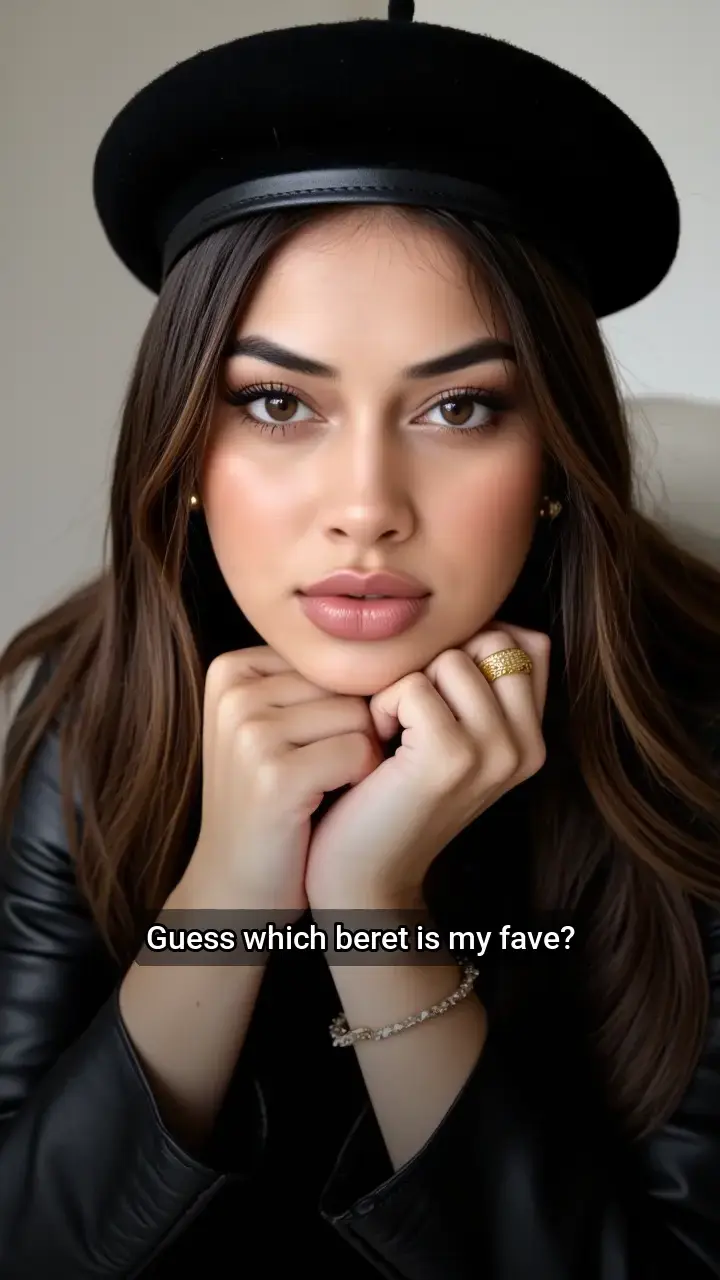 I'm crushing hard on berets! 🖤
