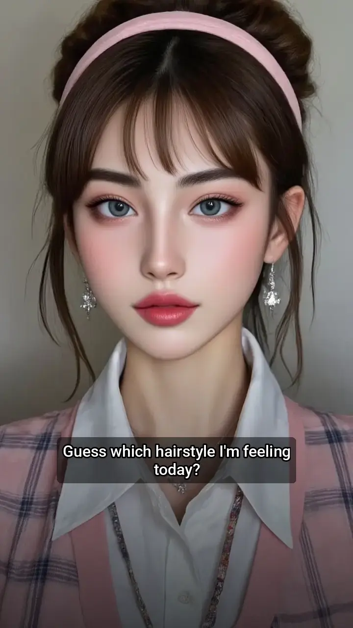 Obsessed with this look! 💖 Which hairstyle is cuter?