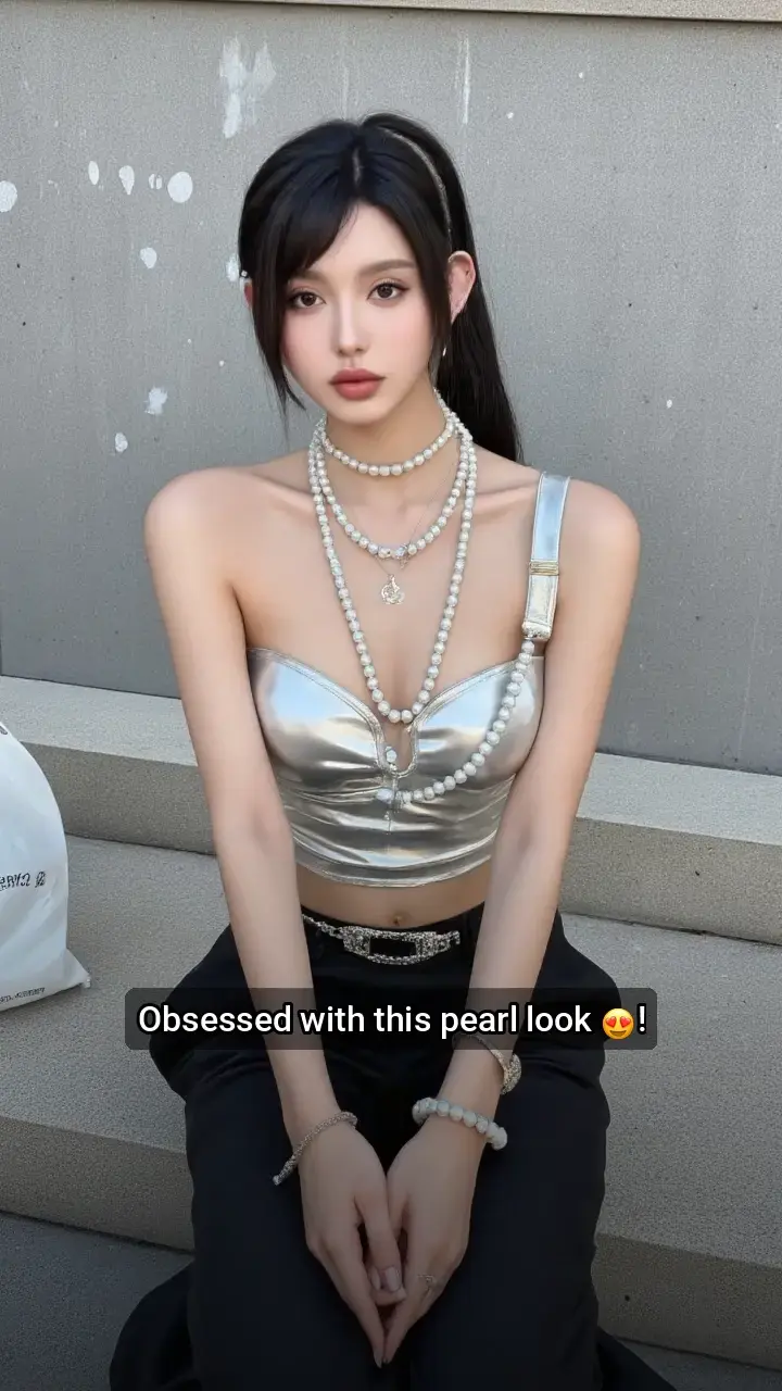 Slaying in Silver and Pearls! ✨