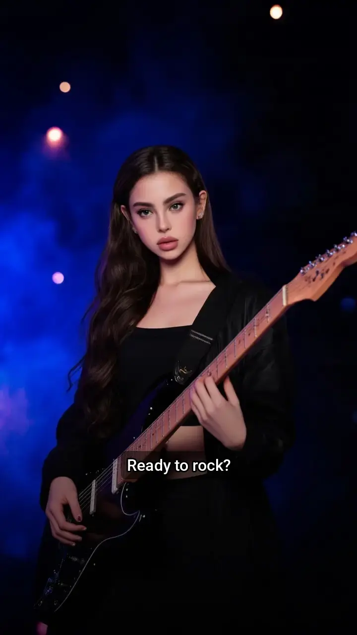 Obsessed with this vibe! 🖤🎸