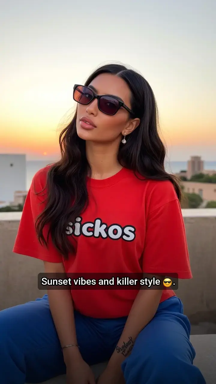 Obsessed with this sunset look! 😍