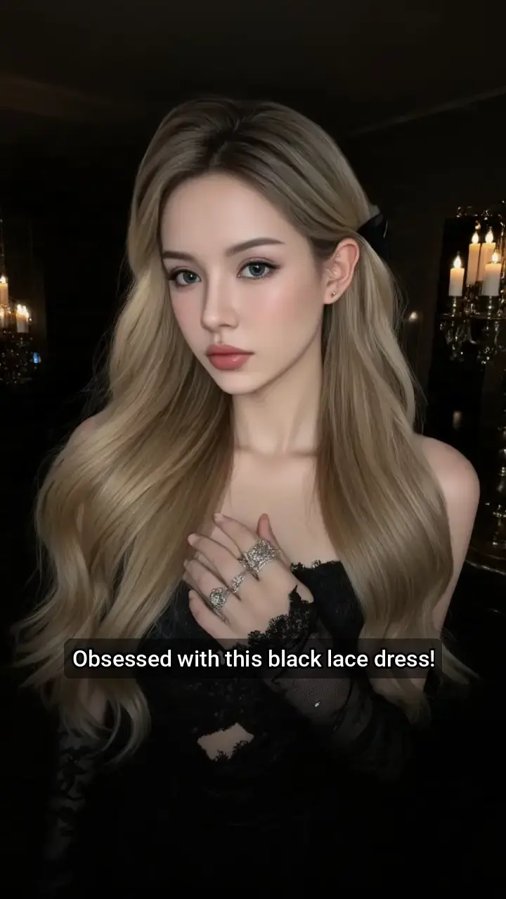 Slaying in Black Lace 🖤