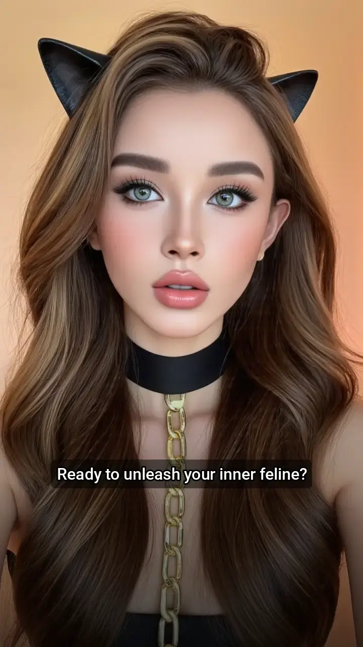 I'm crushing on this cat-inspired look! π»