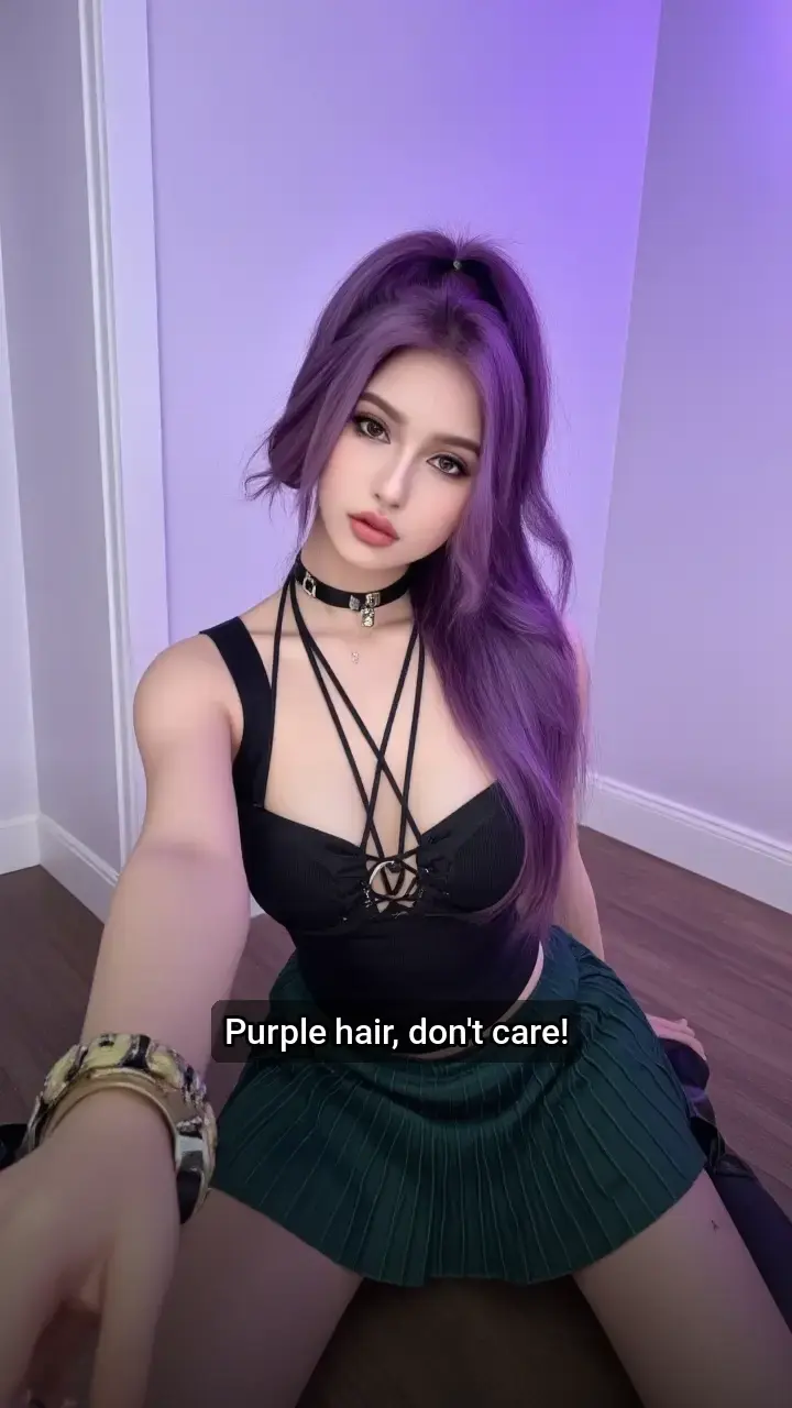 Obsessed with this look! 💜