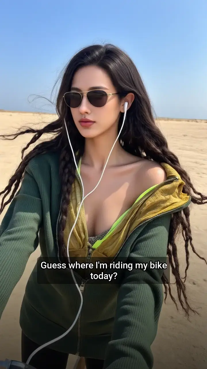 OMG! Desert biking adventure! 🏜️🚴♀️