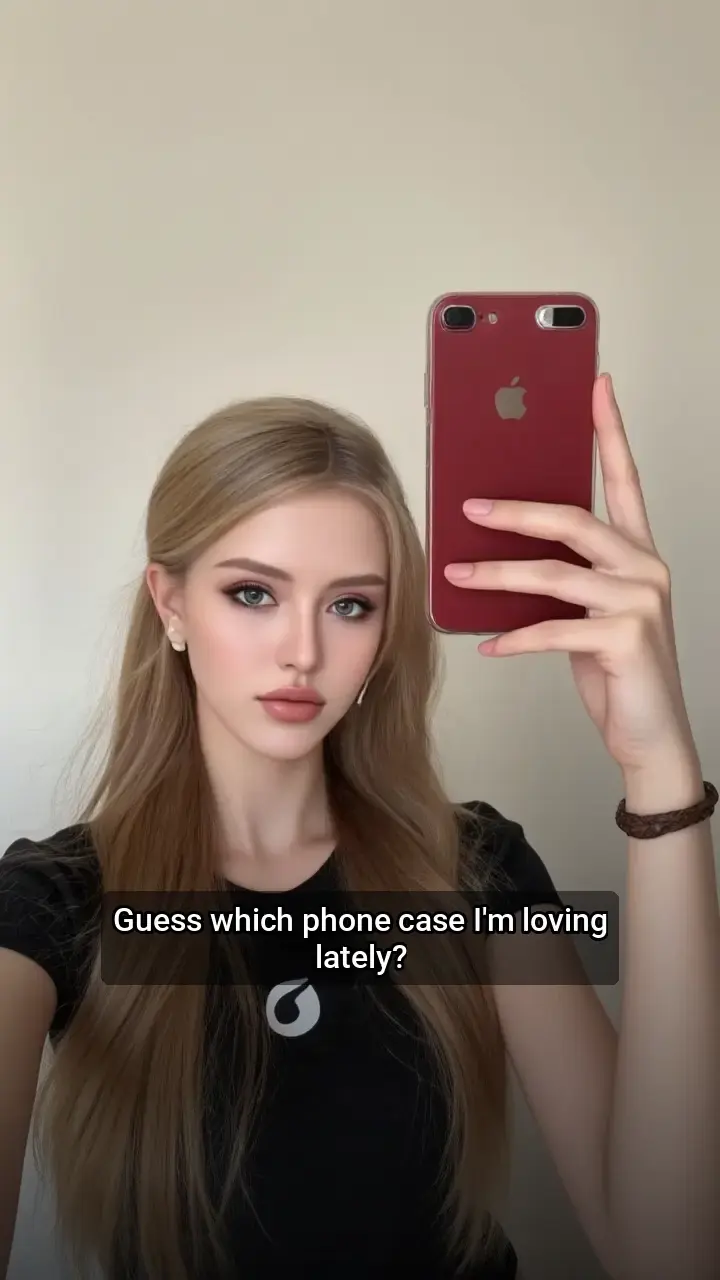 Obsessed with this red phone case! β€οΈ