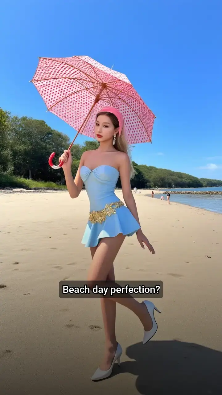Obsessed with this beach look! π