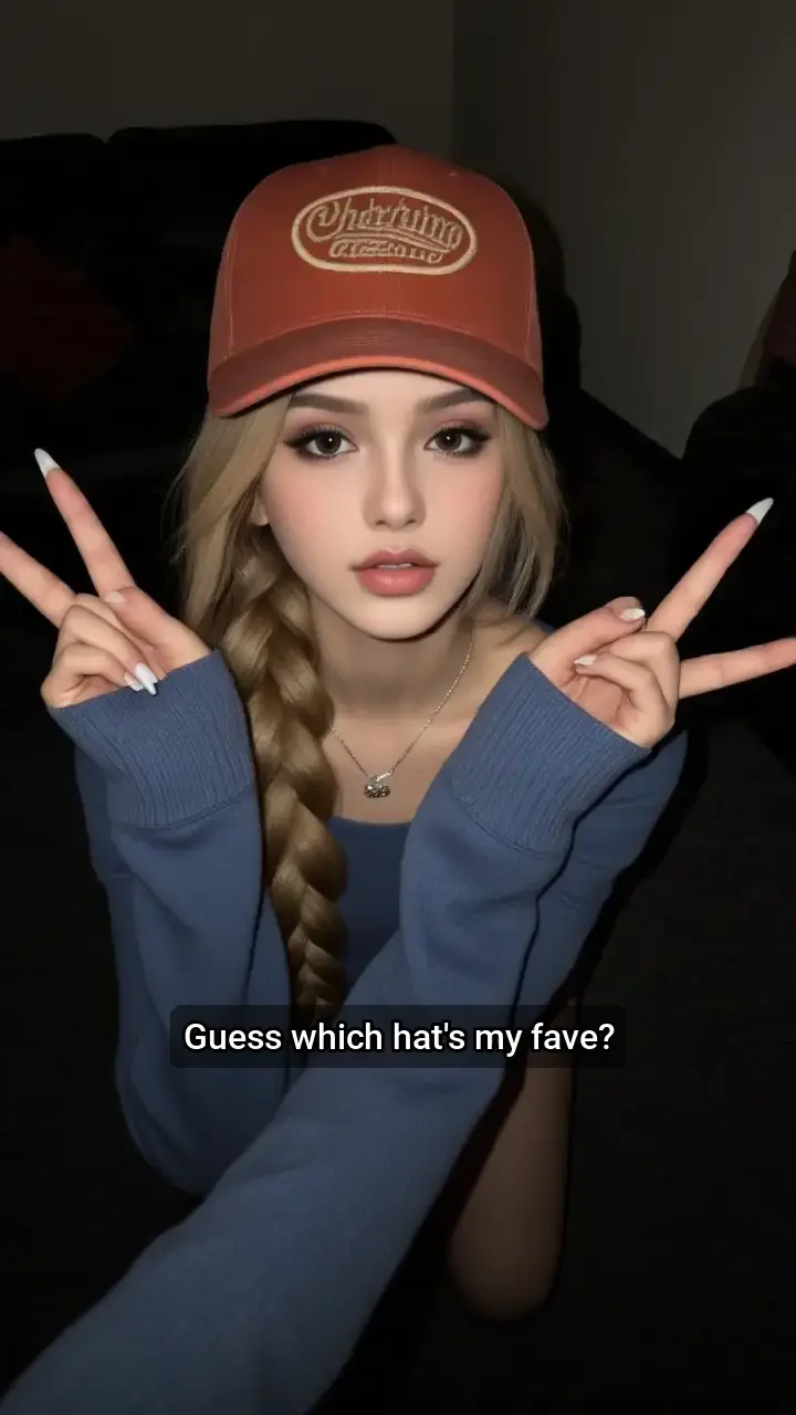 Obsessed with this orange cap! 😍