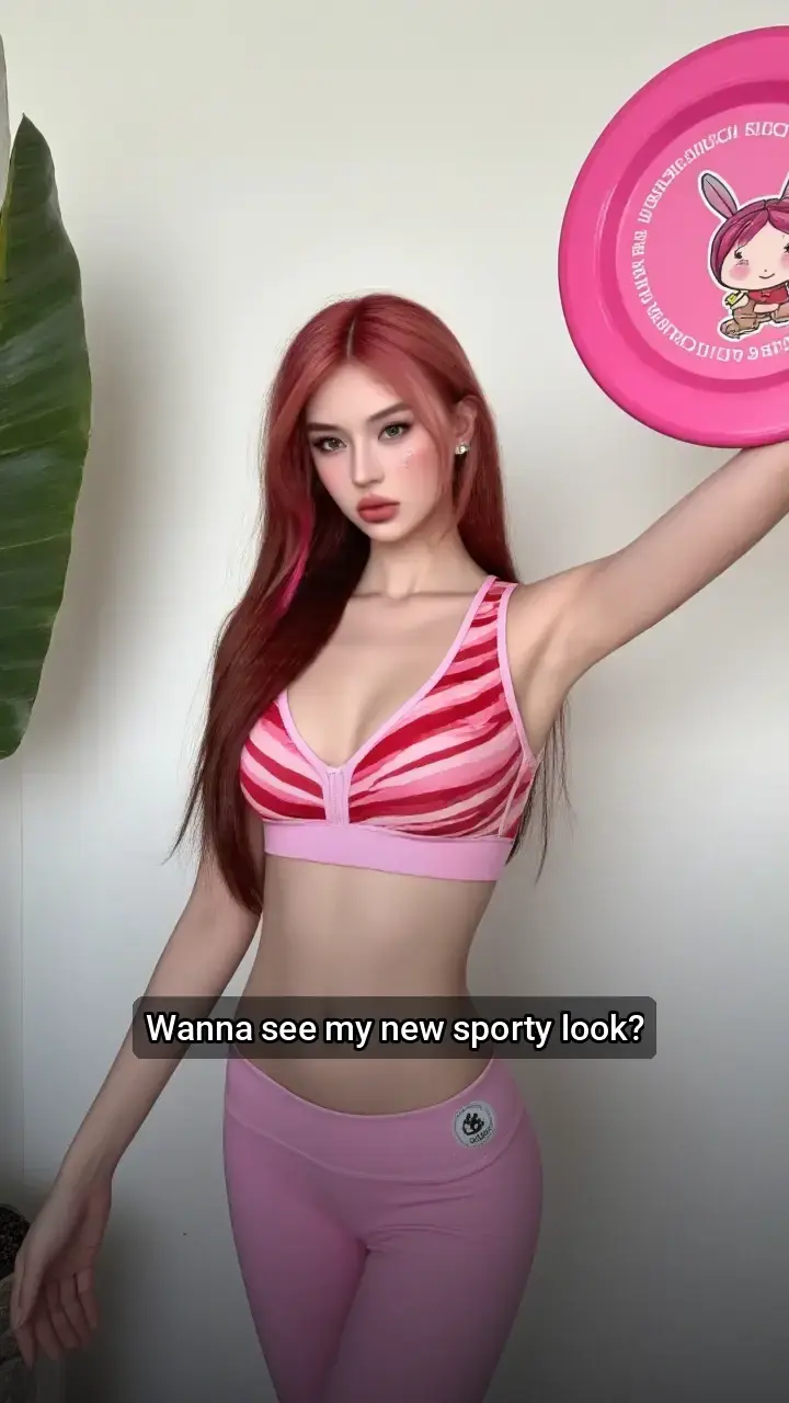 Obsessed with this pink sporty look! 💖