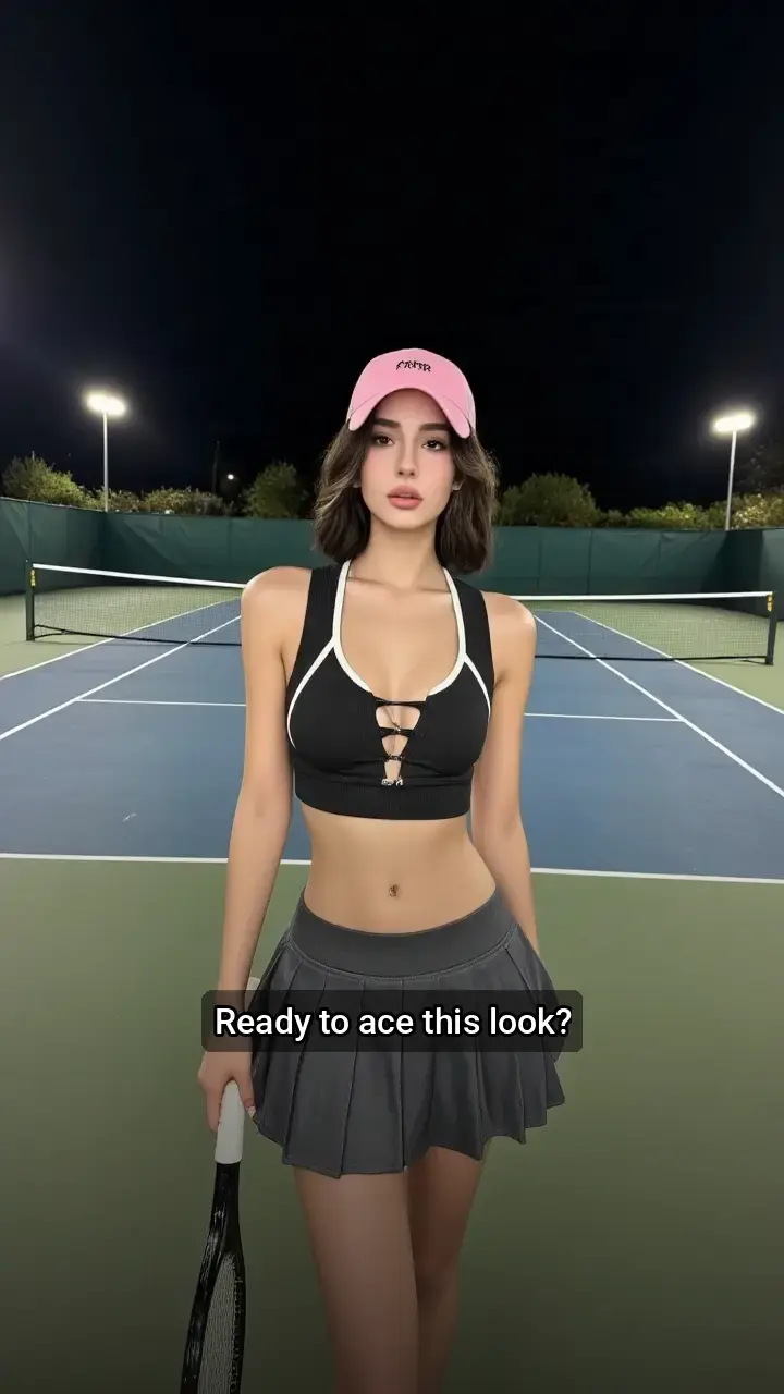 Obsessed with this tennis look! 😍