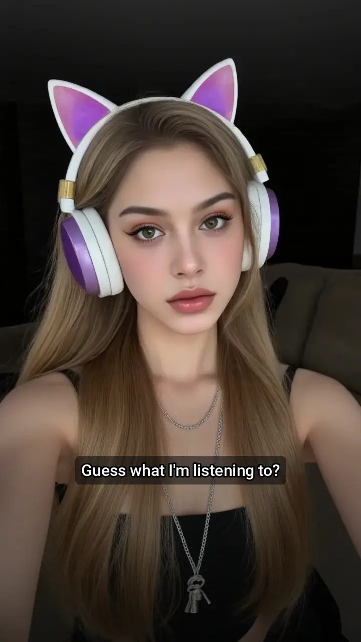 Obsessed with my new cat ear headphones! 😻