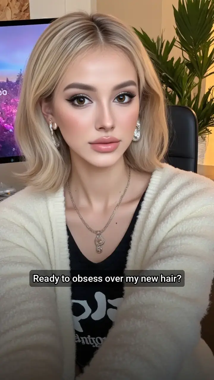 Obsessed! π My New Blonde Bob