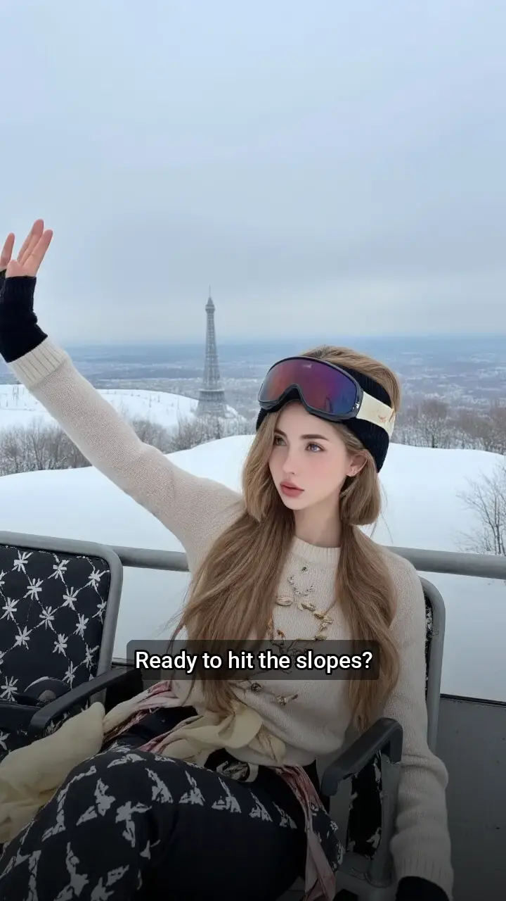 OMG! I'm Skiing in Paris! πΌ