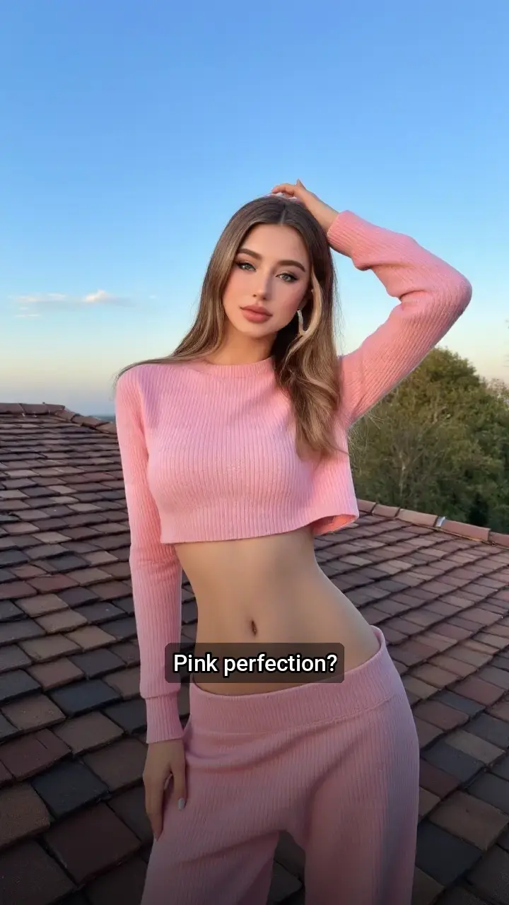 Obsessed with this pink look!π