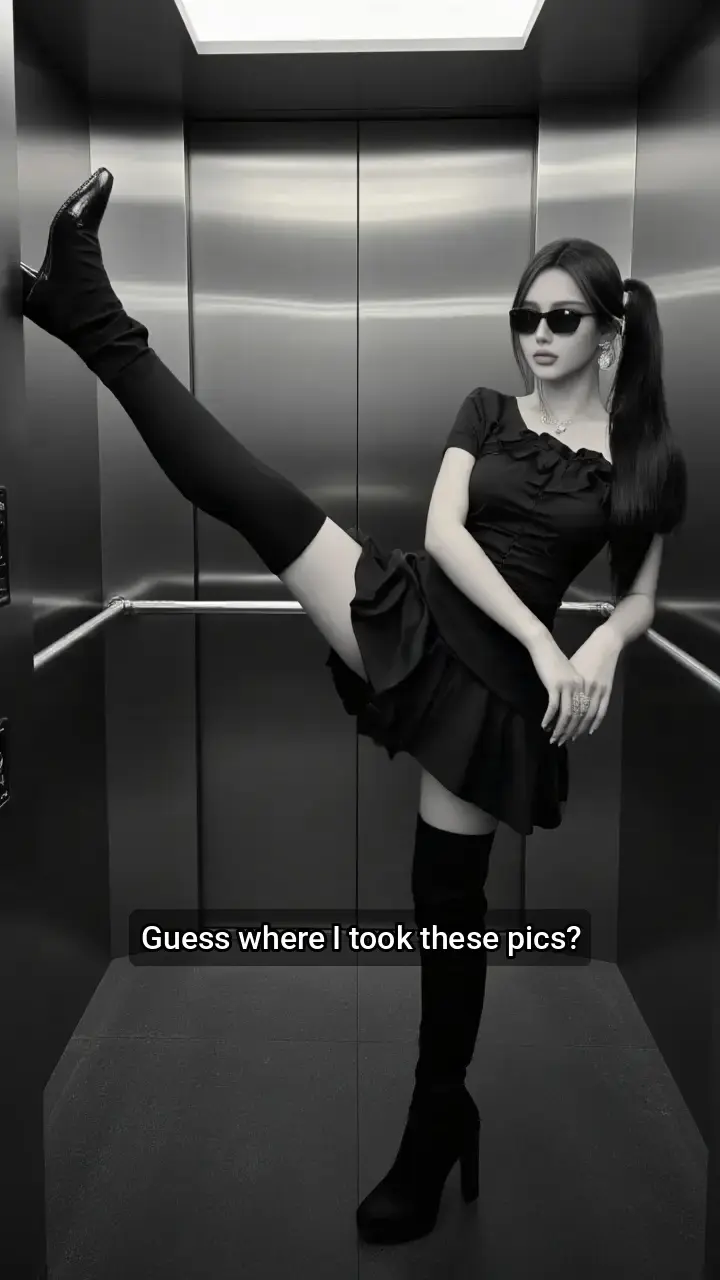 OMG! 🖤 Elevator Chic