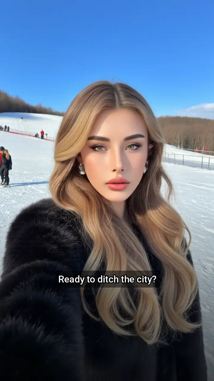 Obsessed with this snowy adventure! 🏔️
