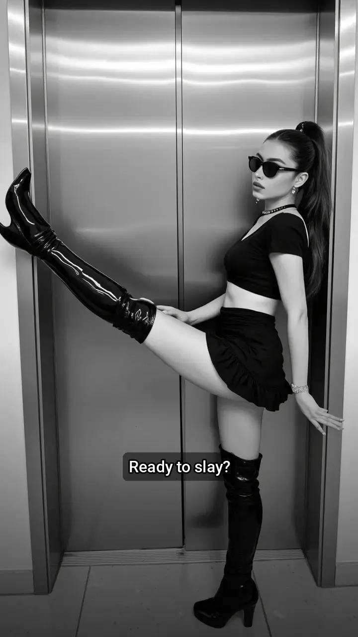 OMG! I'm obsessed with this look! 🖤🔥