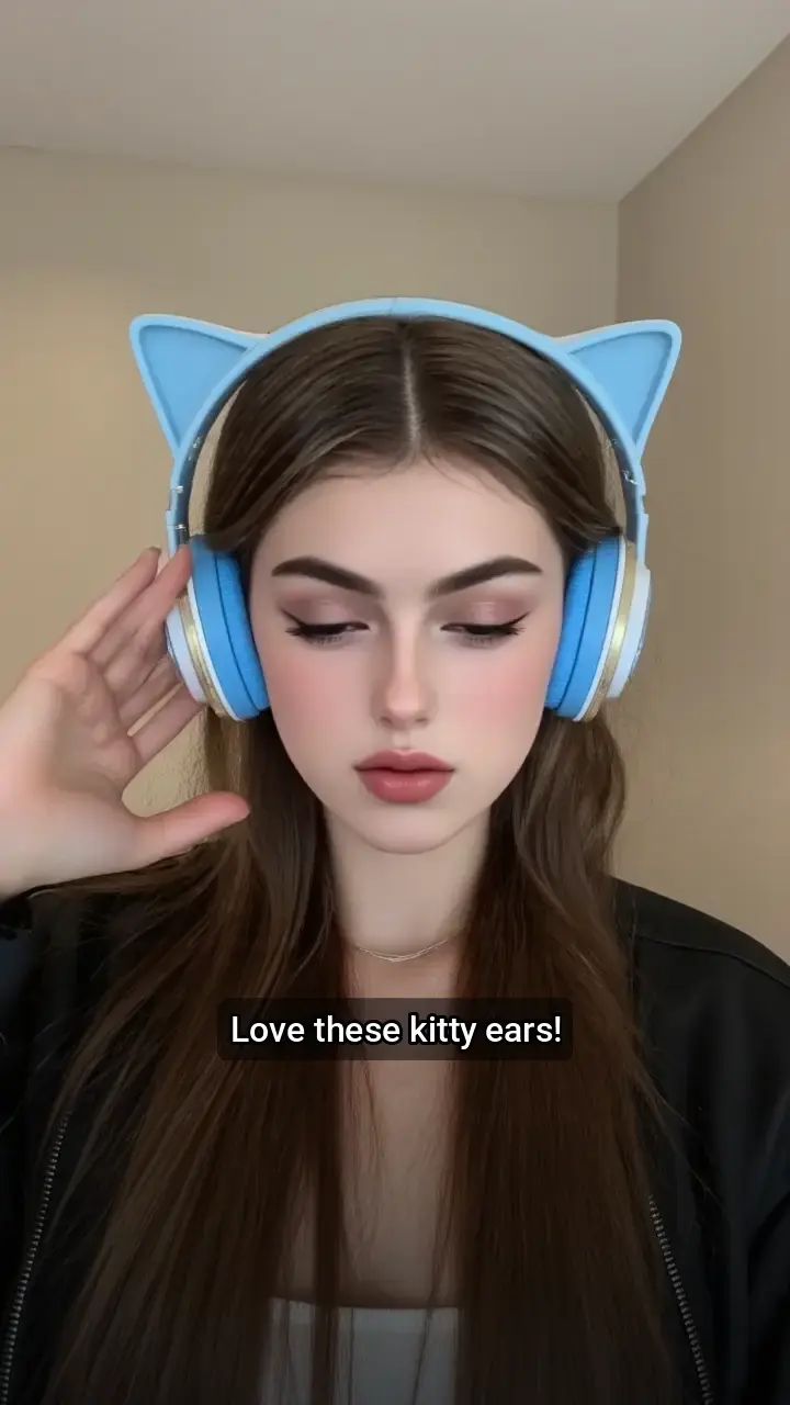 Obsessed with my new cat ear headphones! π»