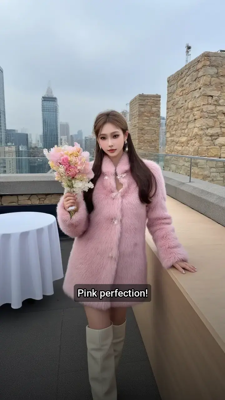 Obsessed with this pink coat!π