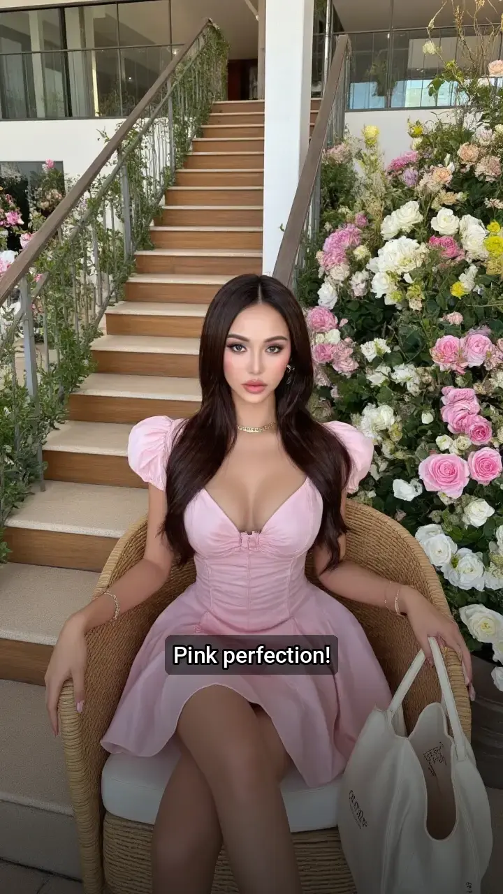Swooning over this pink dress! π