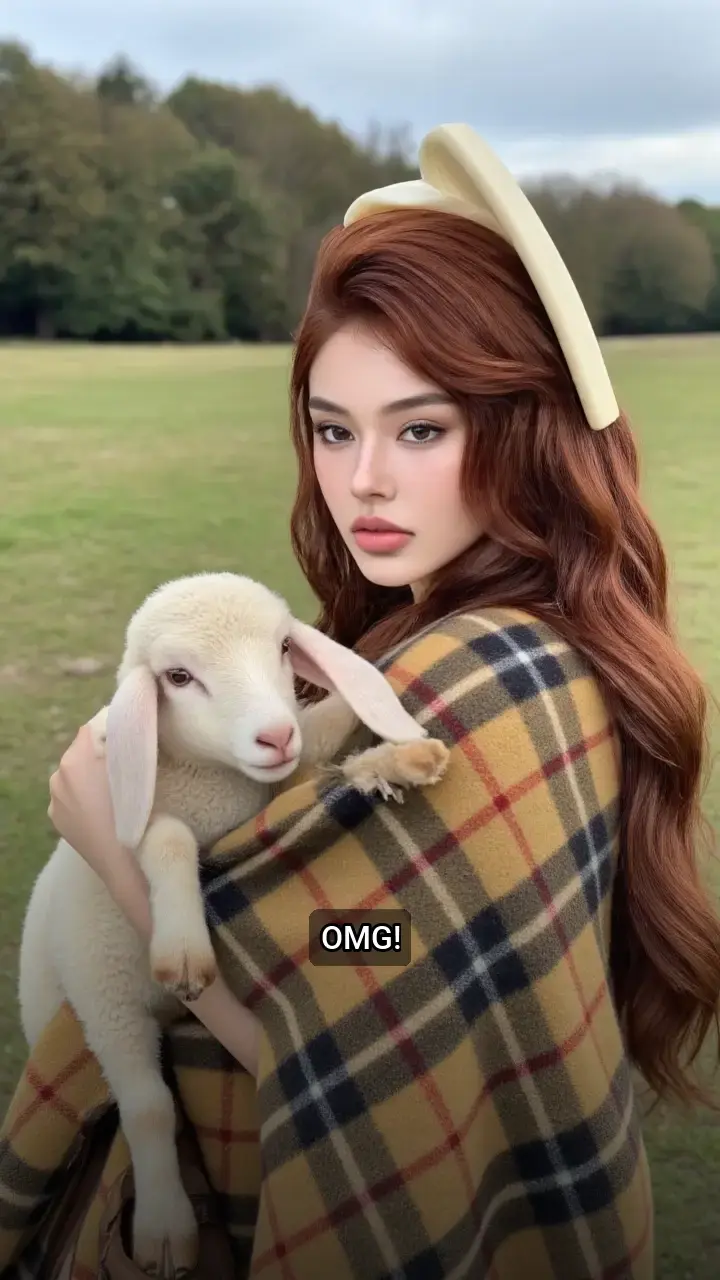 I adore this fluffy lamb! π