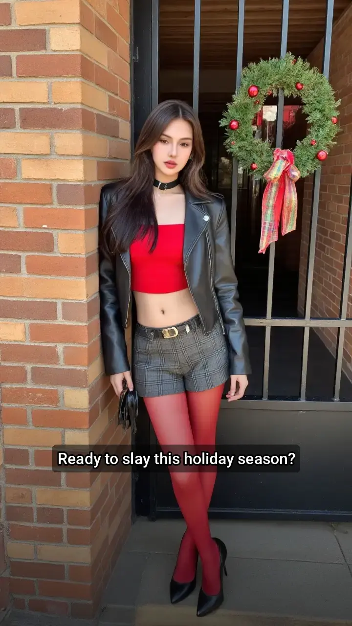 Obsessed with this festive look! β€οΈπ