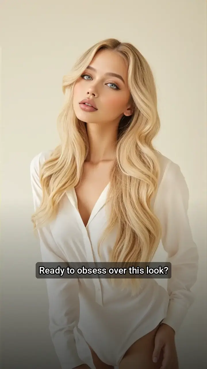 Obsessed with this angelic white shirt look! β¨