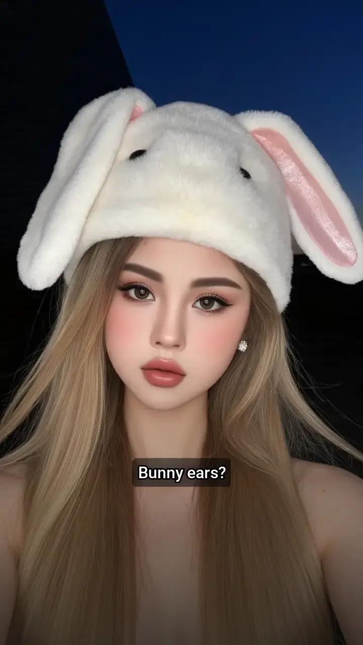 Obsessed with this bunny look!🐰💖
