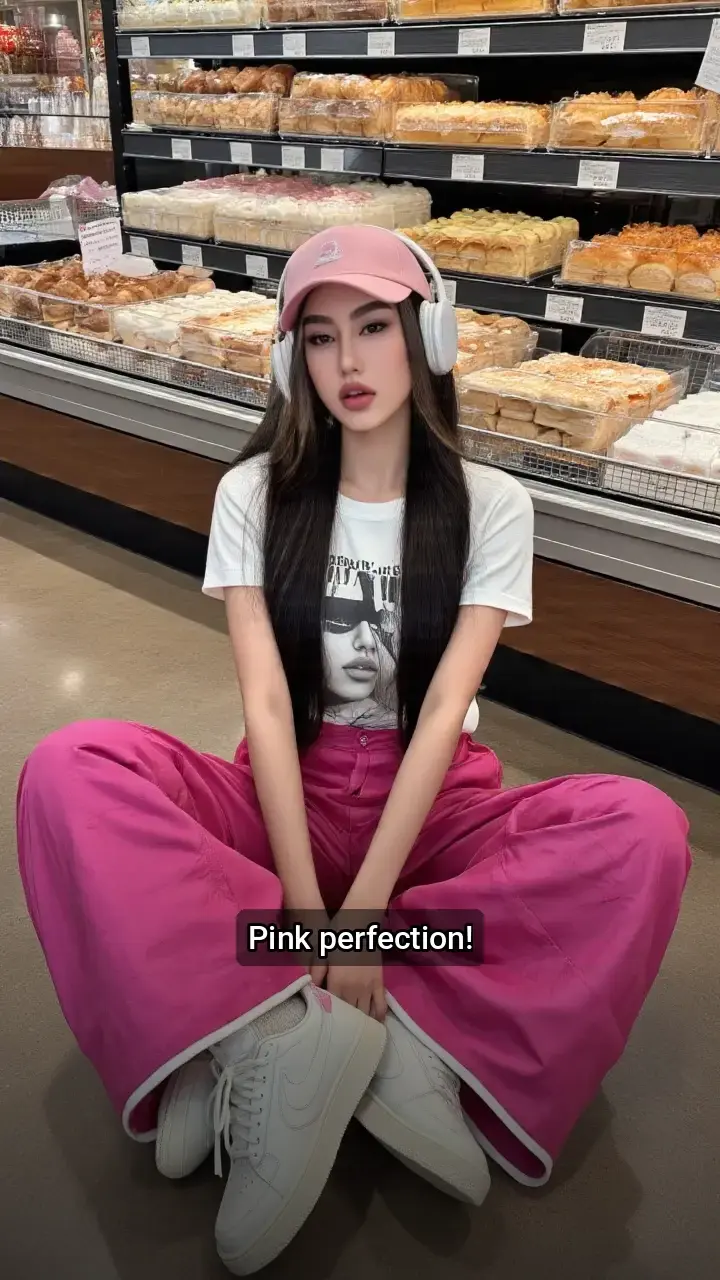 Loving this pink look!💖