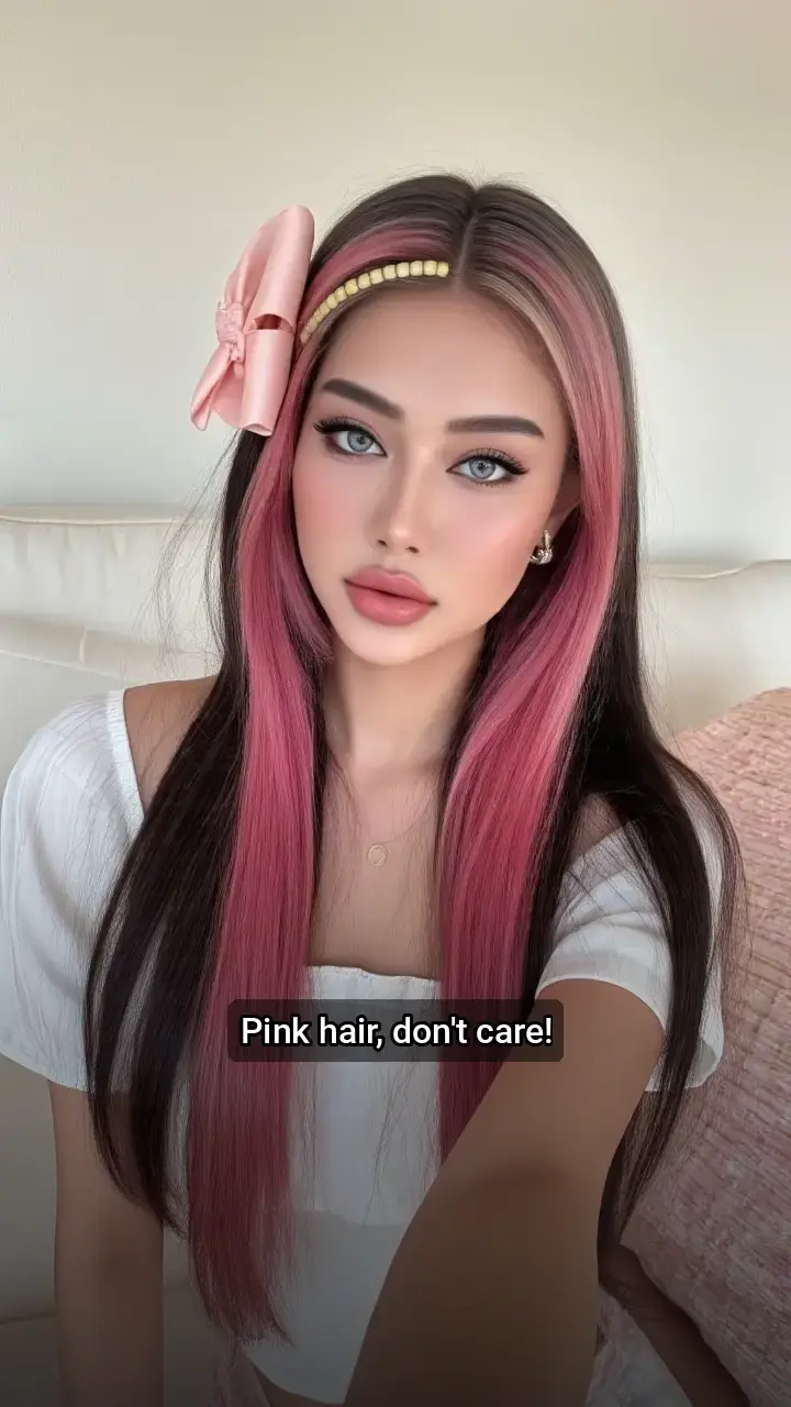 Obsessed with this pink hair! π