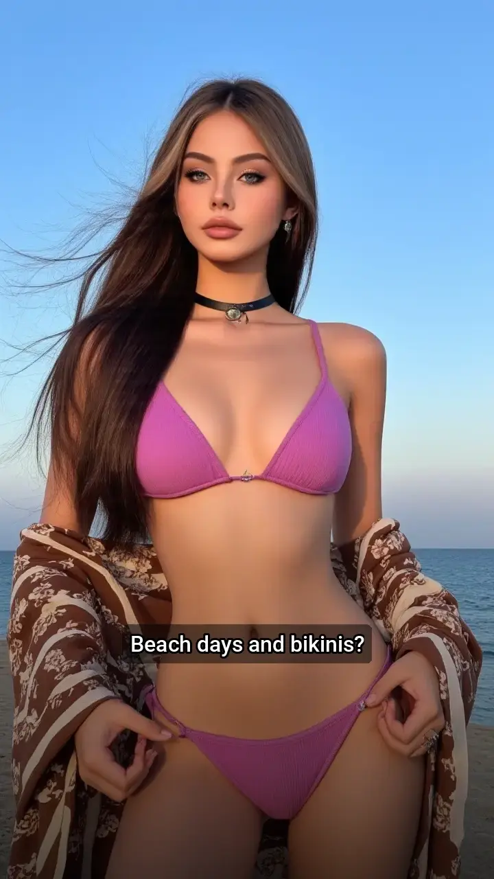Obsessed with this purple bikini! π