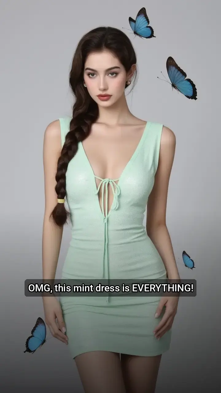 Obsessed with this dreamy mint dress! β¨
