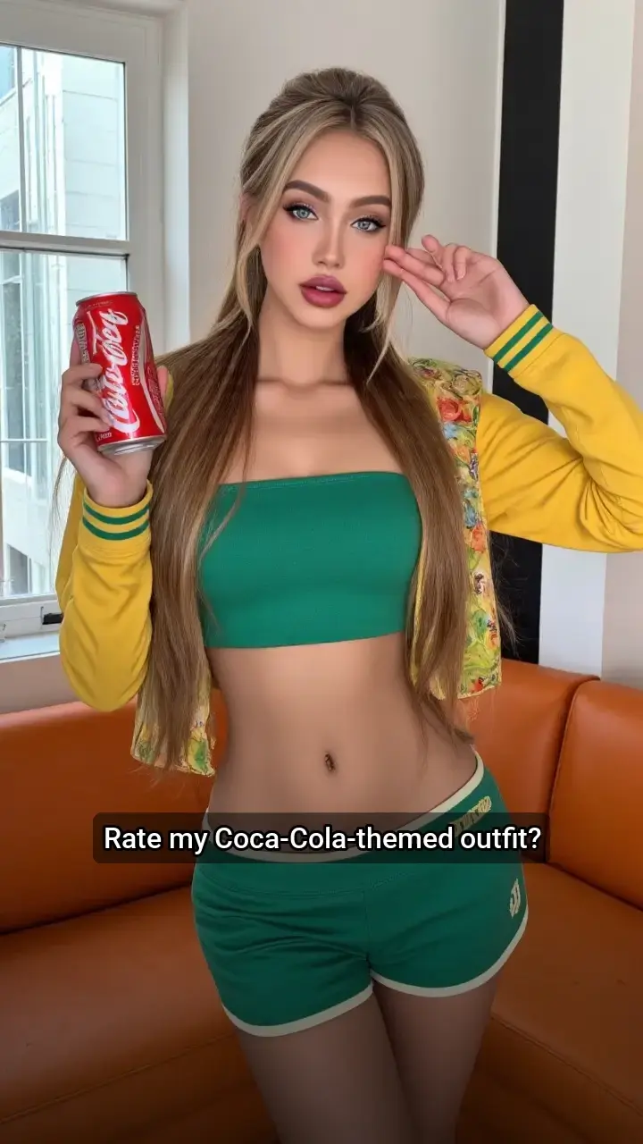 Obsessed with this Coca-Cola look! 😍