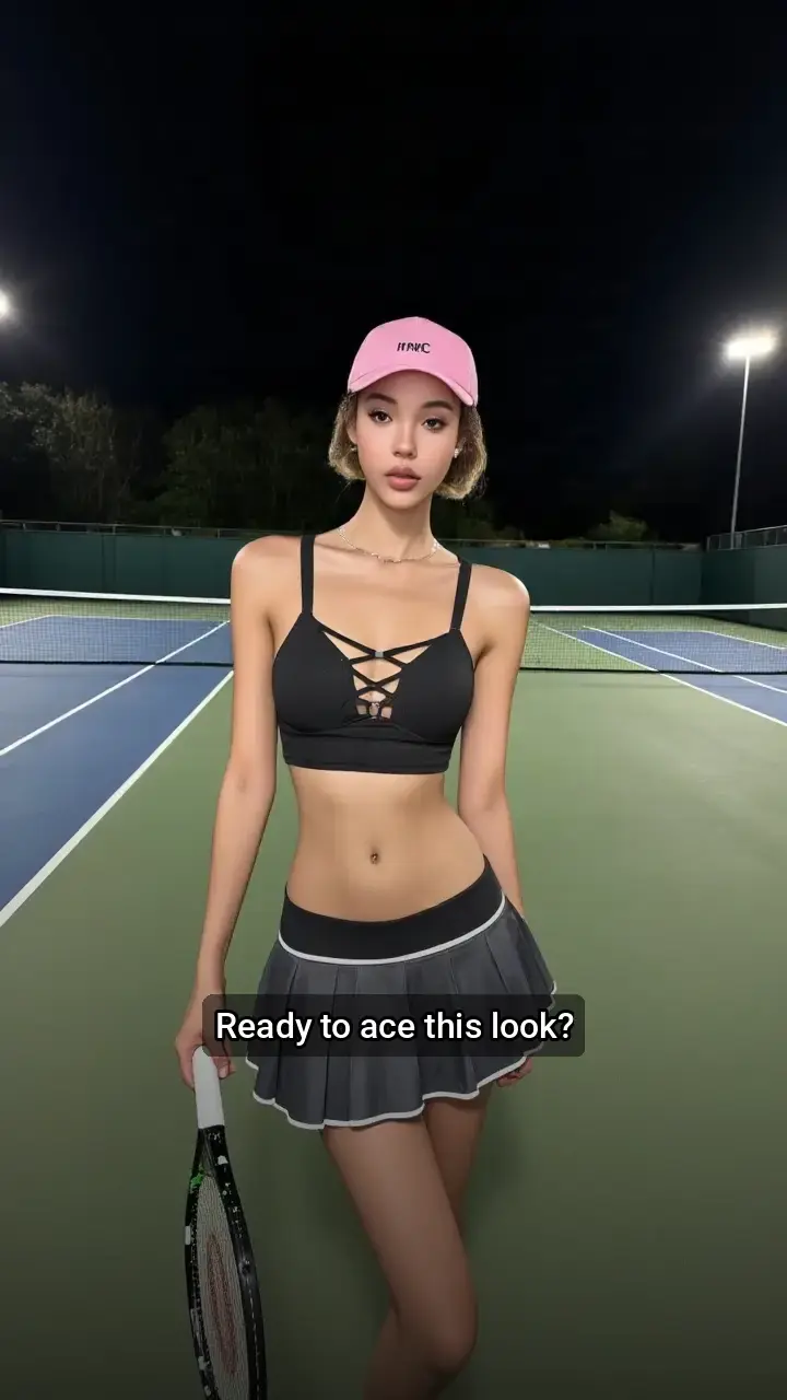 Obsessed with this tennis fit! 🎾