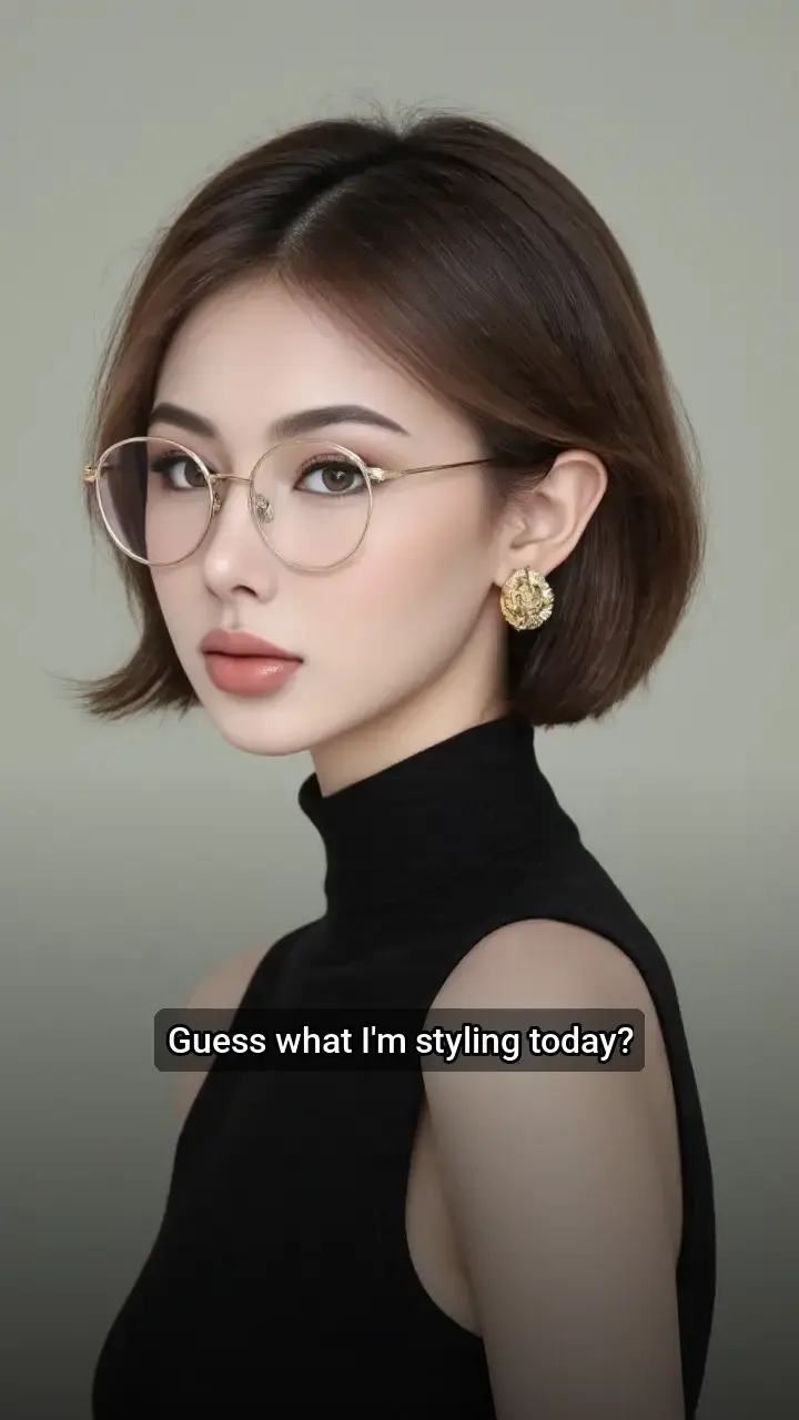 Love this Korean-inspired look! π
