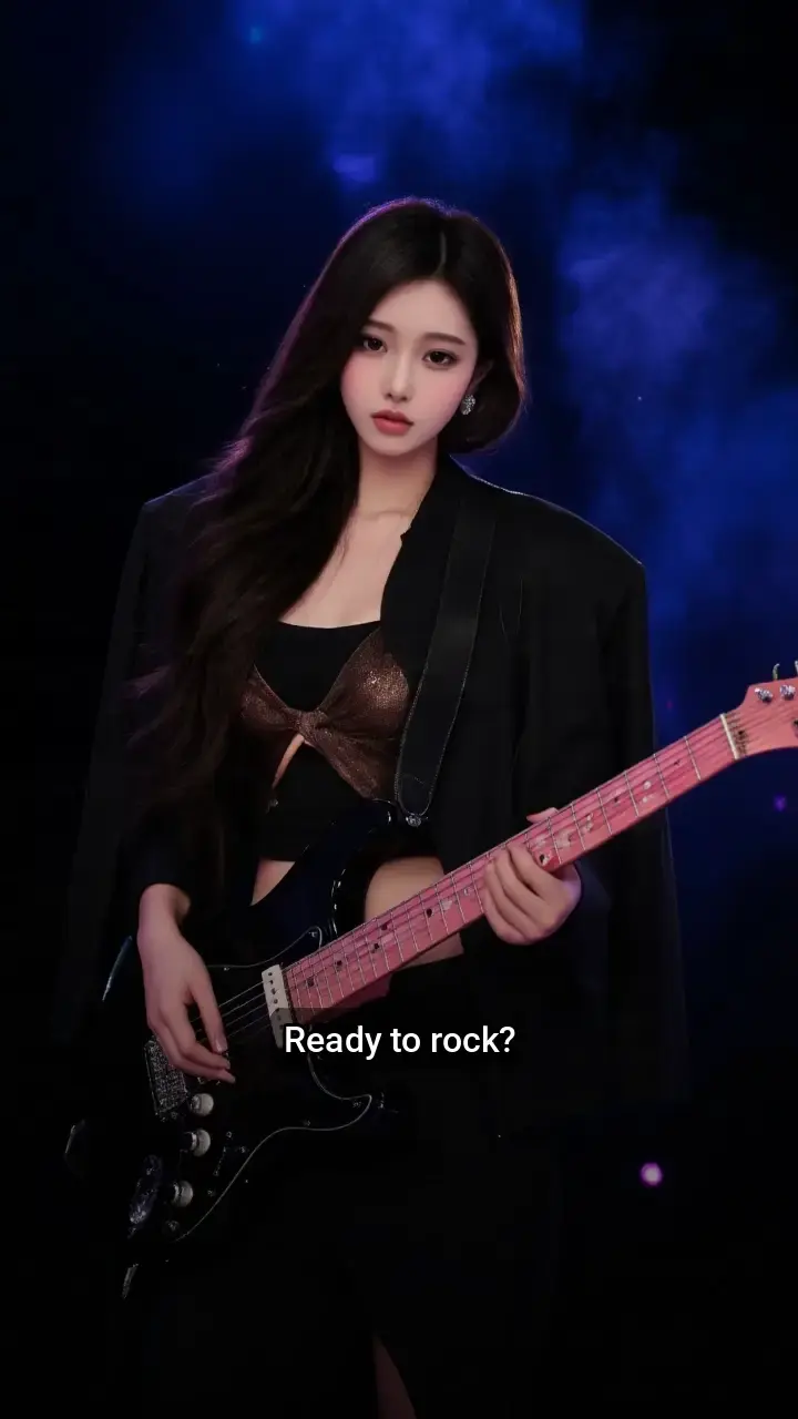Obsessed with this rockstar look! 🖤🎸