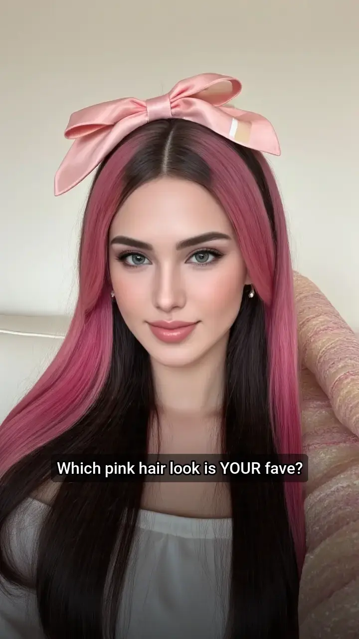 Obsessed with these pink hair looks!💖 Which one's your vibe?