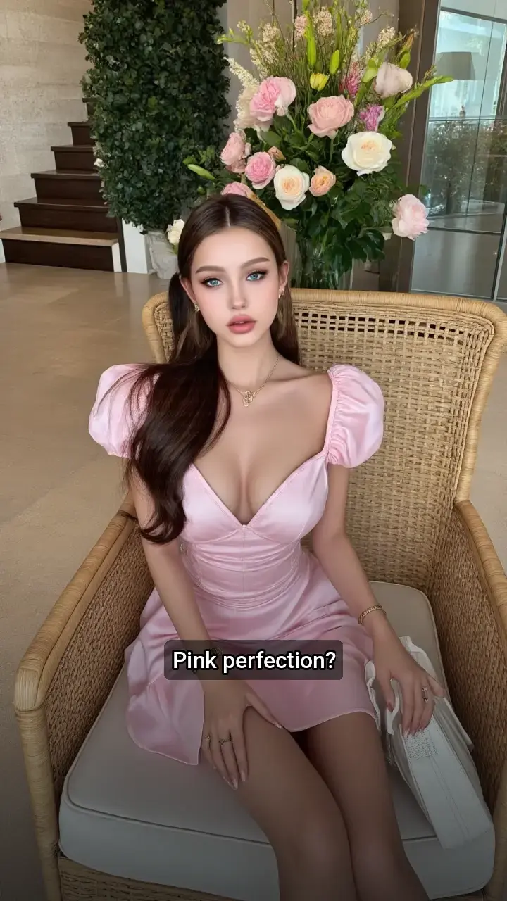 Swooning over this pink dress! π