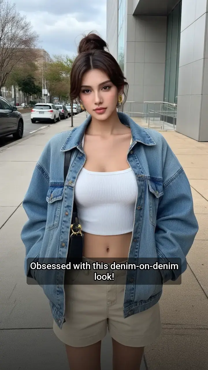 Slayin' in denim! 😎