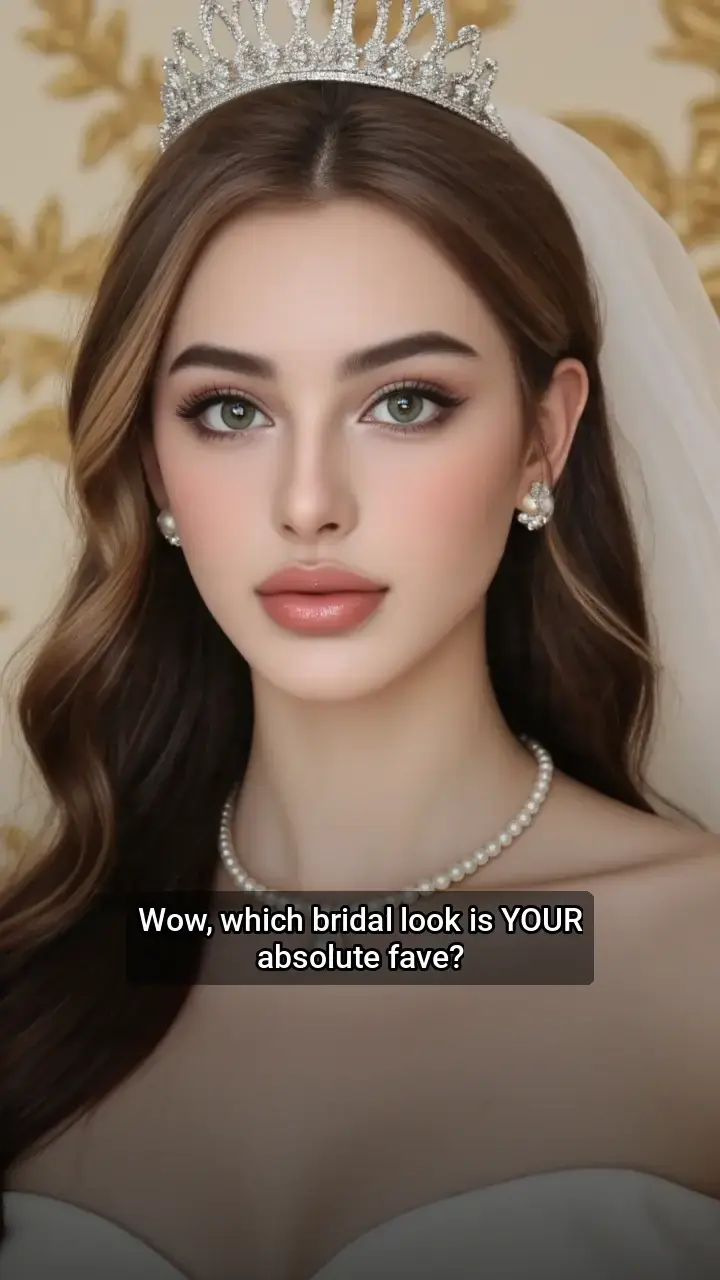 Obsessed! π Which bridal look slays the most?