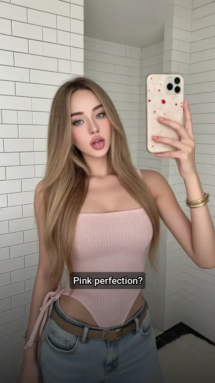 Obsessed with this pink top!π