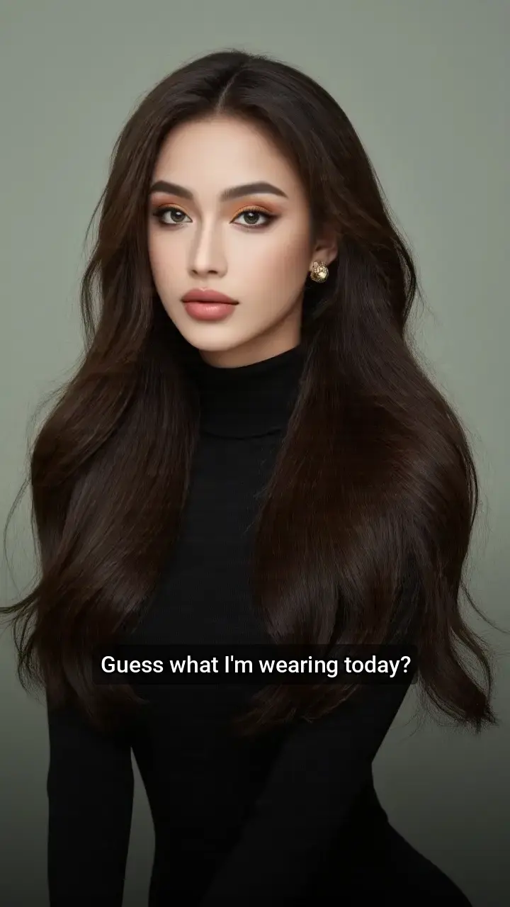 Slay the Day! π€ Chic turtleneck and glam makeup look