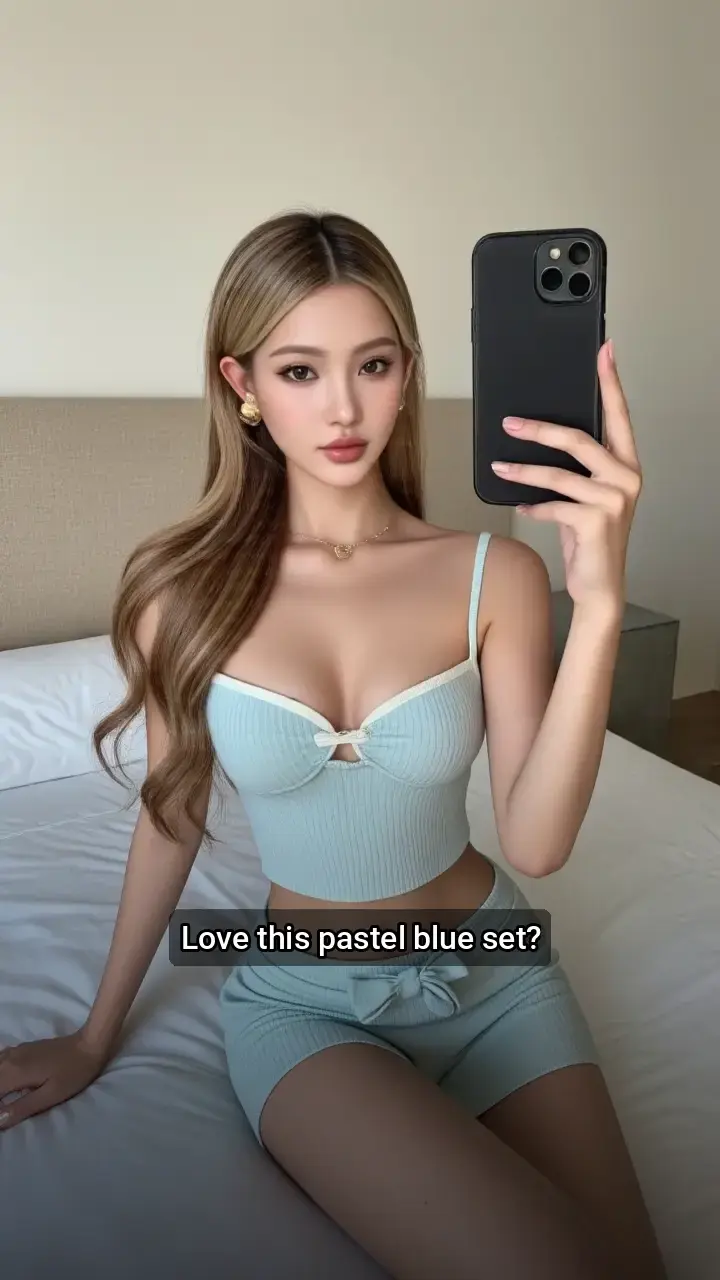 Obsessed with this dreamy blue set! 💙