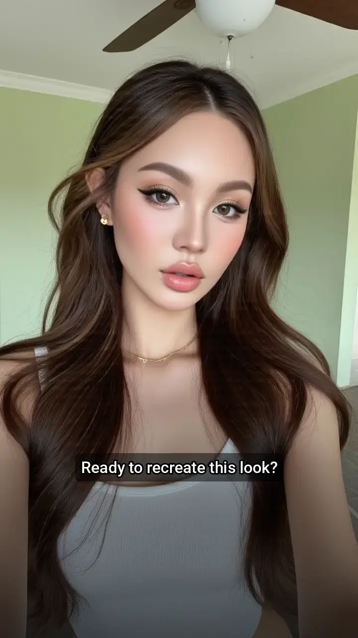 Love this makeup look! 💖 Recreate it with me?